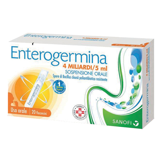 Enterogermina 4 miliardi 20 flaconcini da 5ml