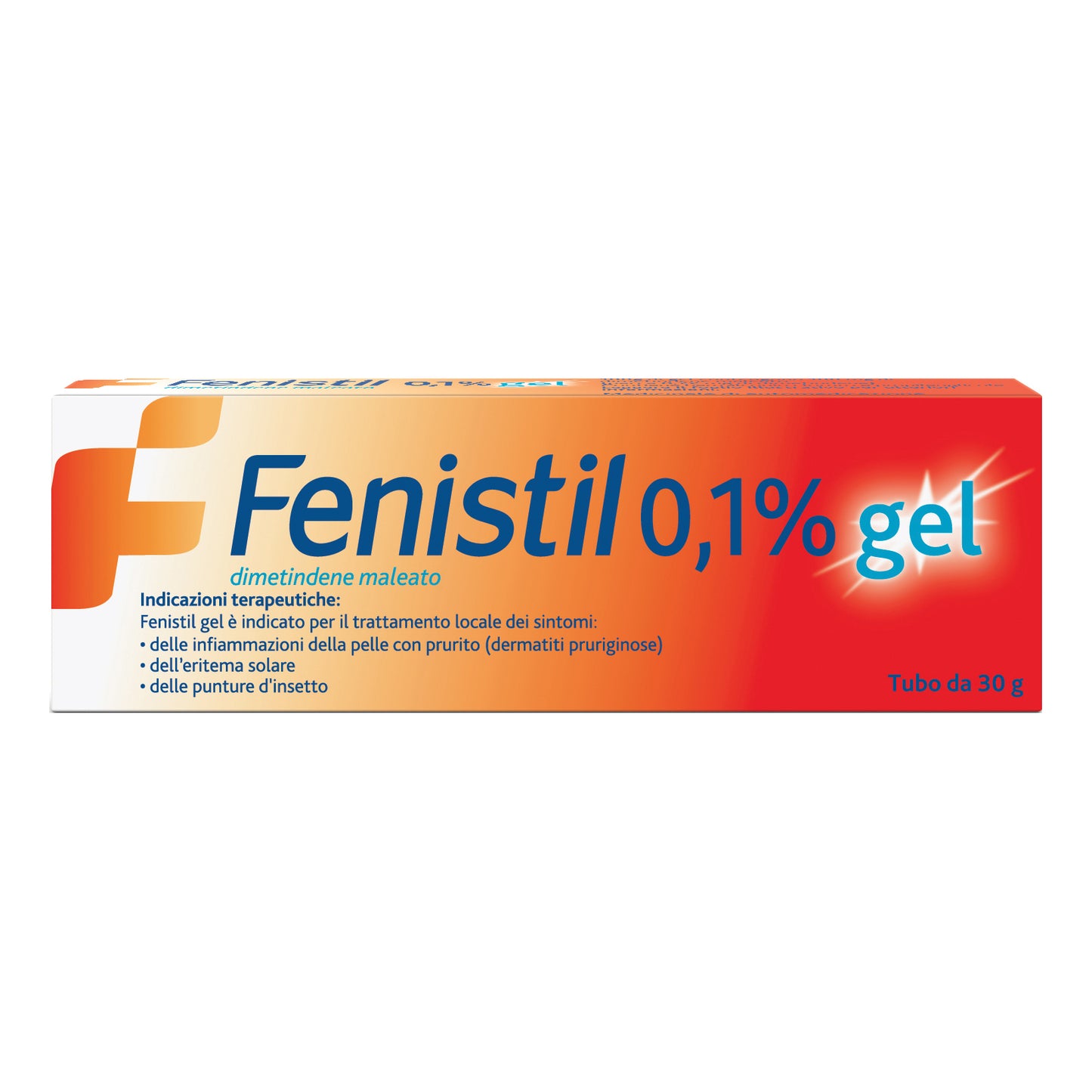 Fenistil gel 0,1% per il trattamento di dermatiti, eritemi solari, punture d'insetto 30g