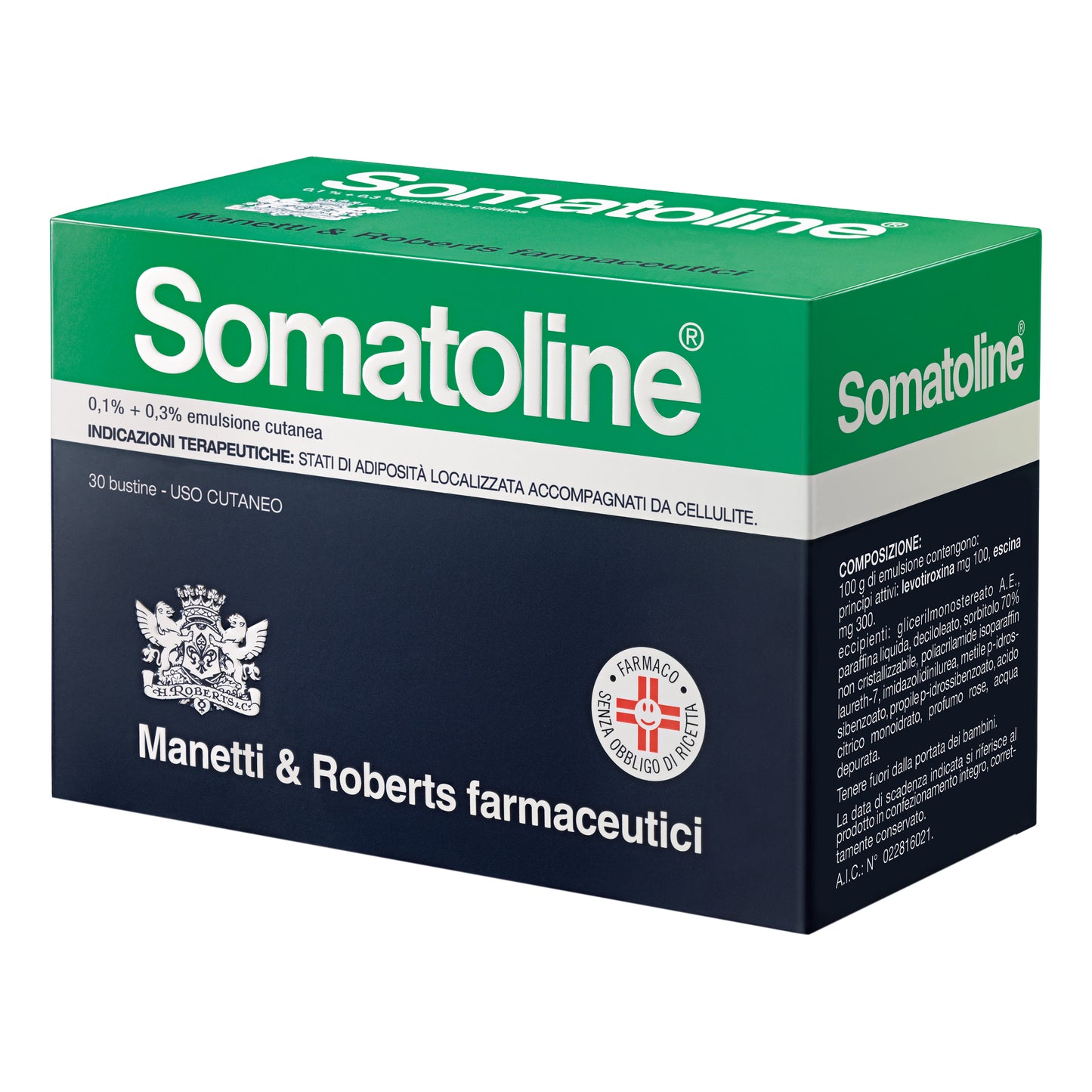 Somatoline emulsione 30 buste 0,1+0,3%