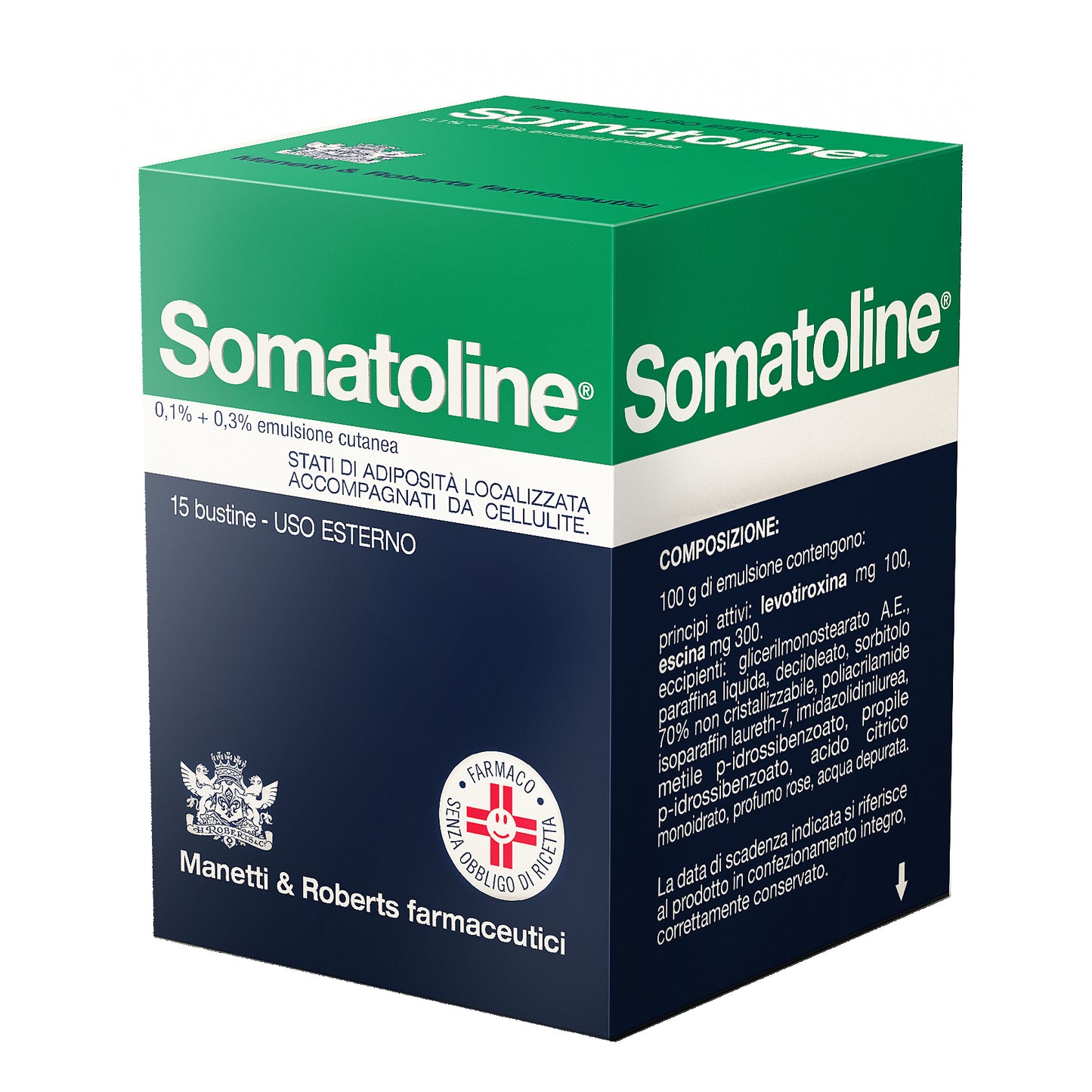 Somatoline emulsione 15 buste 0,1+0,3%