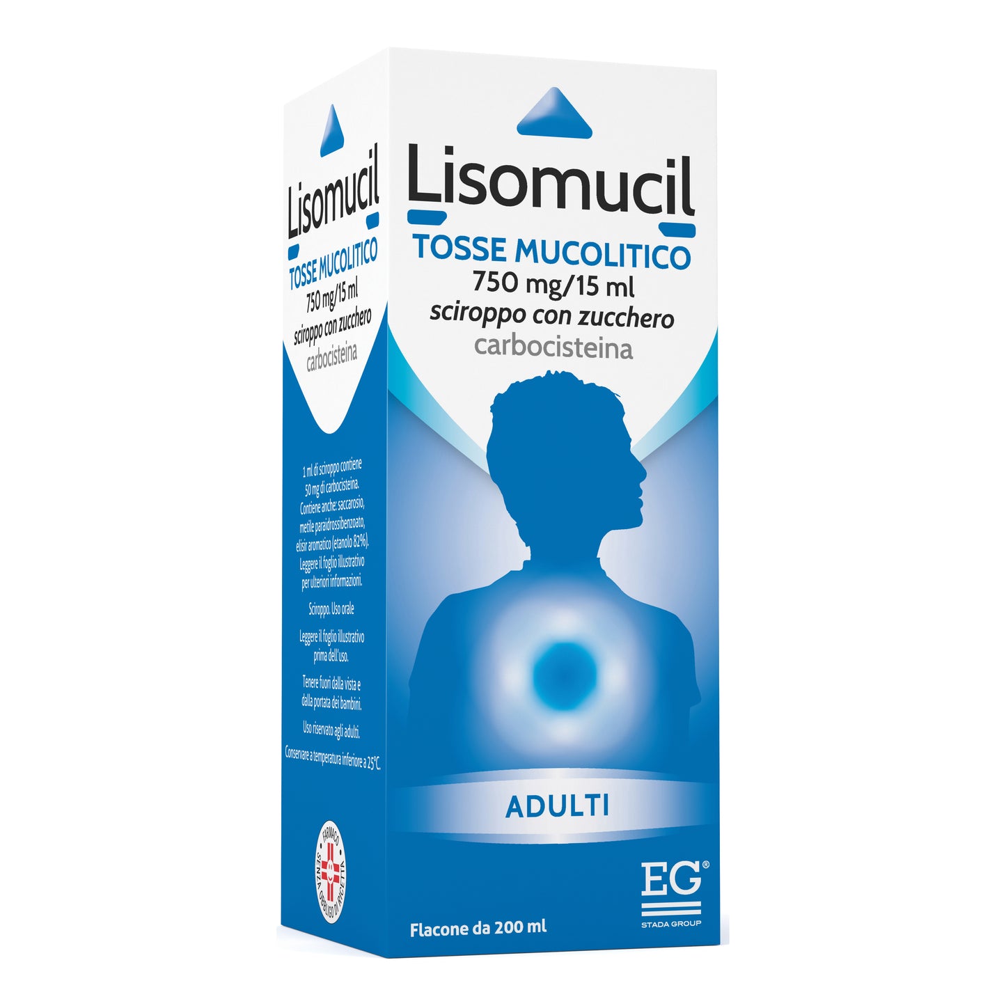 Lisomucil Sciroppo Tosse Mucolitico Sciroppo Adulti 200ml