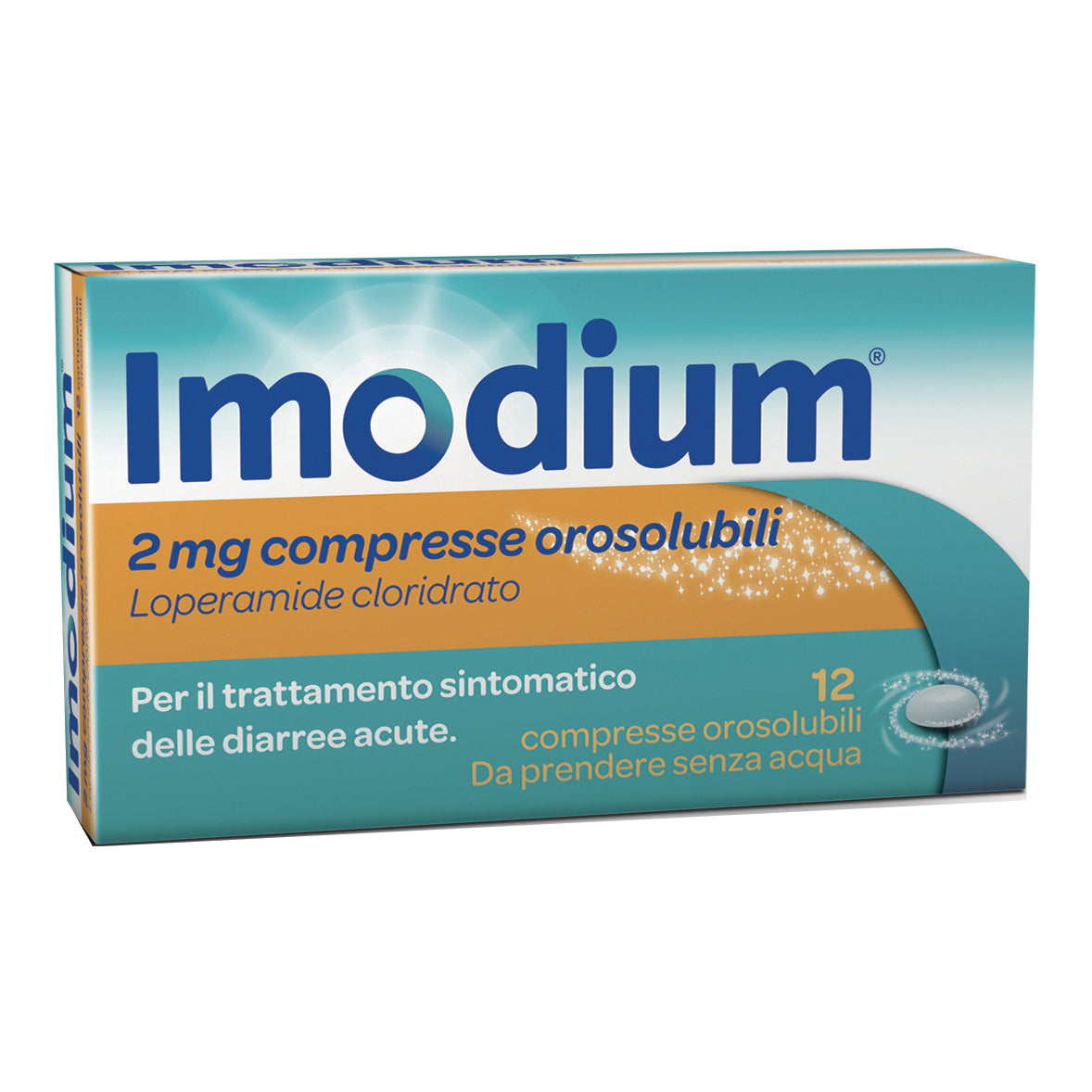 Imodium 12 compresse orosulibili da sciolgiere in bocca Loperamide 2mg