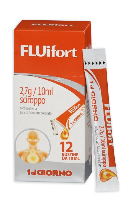 Fluifort Sciroppo 12 buste da 2,7g/10ml