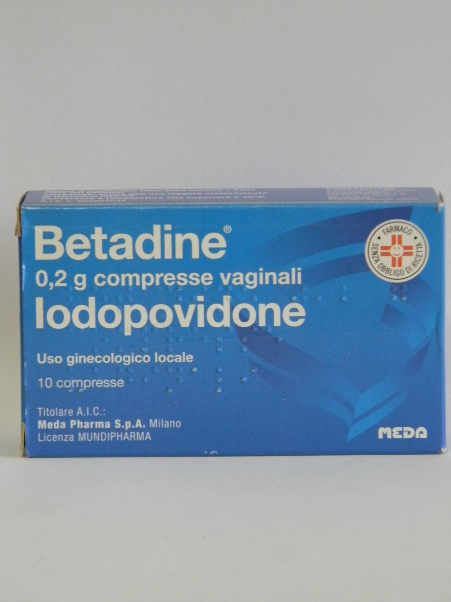 Betadine 10 compresse vaginali 200mg lodopovidone