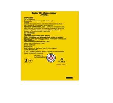 Betadine 10% soluzione cutanea 500ml