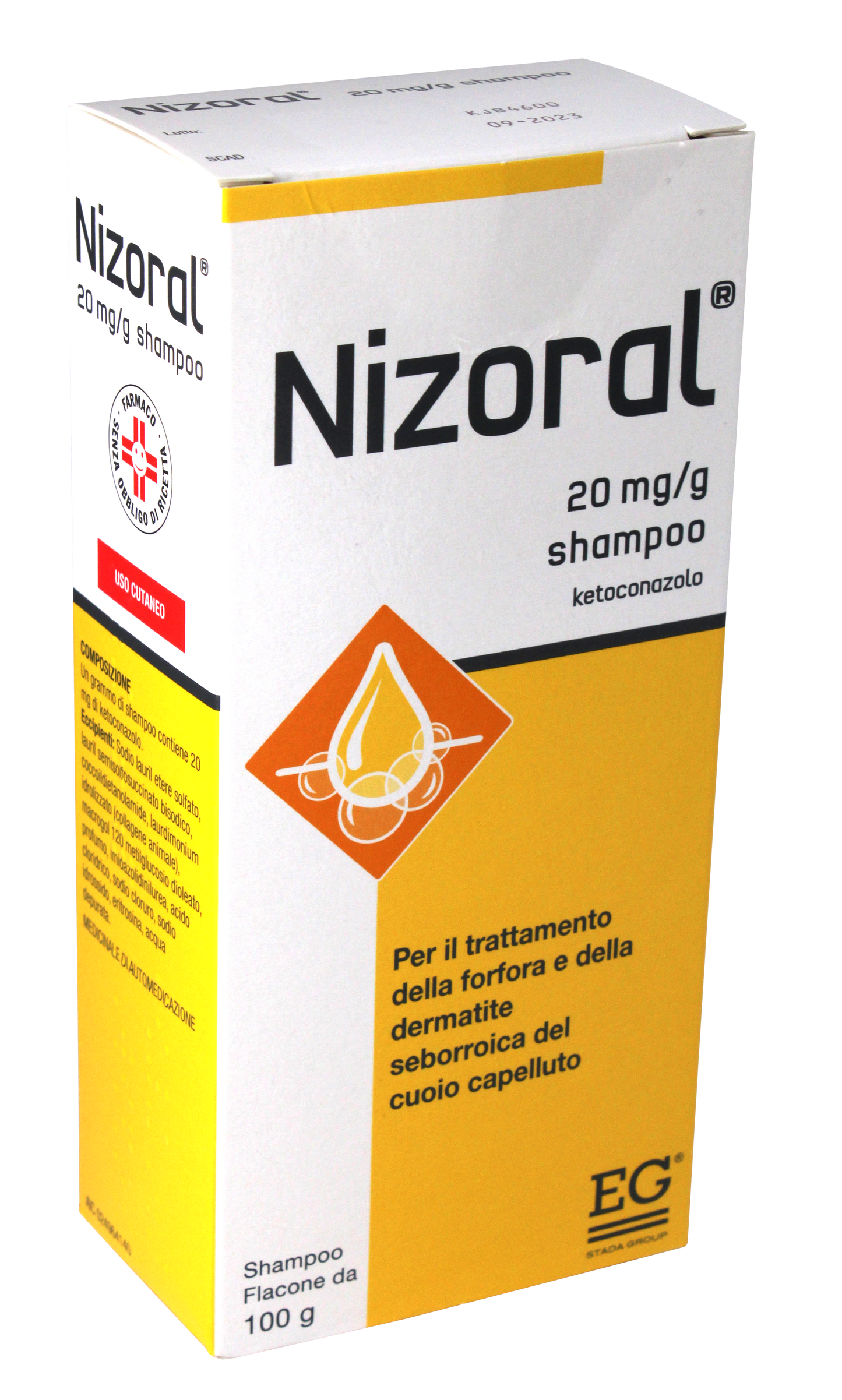 NIZORAL*SHAMPOO FL 100G 20MG/G