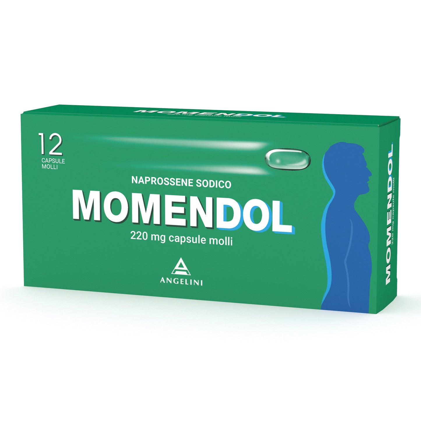 Momendol 12 capsule molli 220mg naprossene sodico