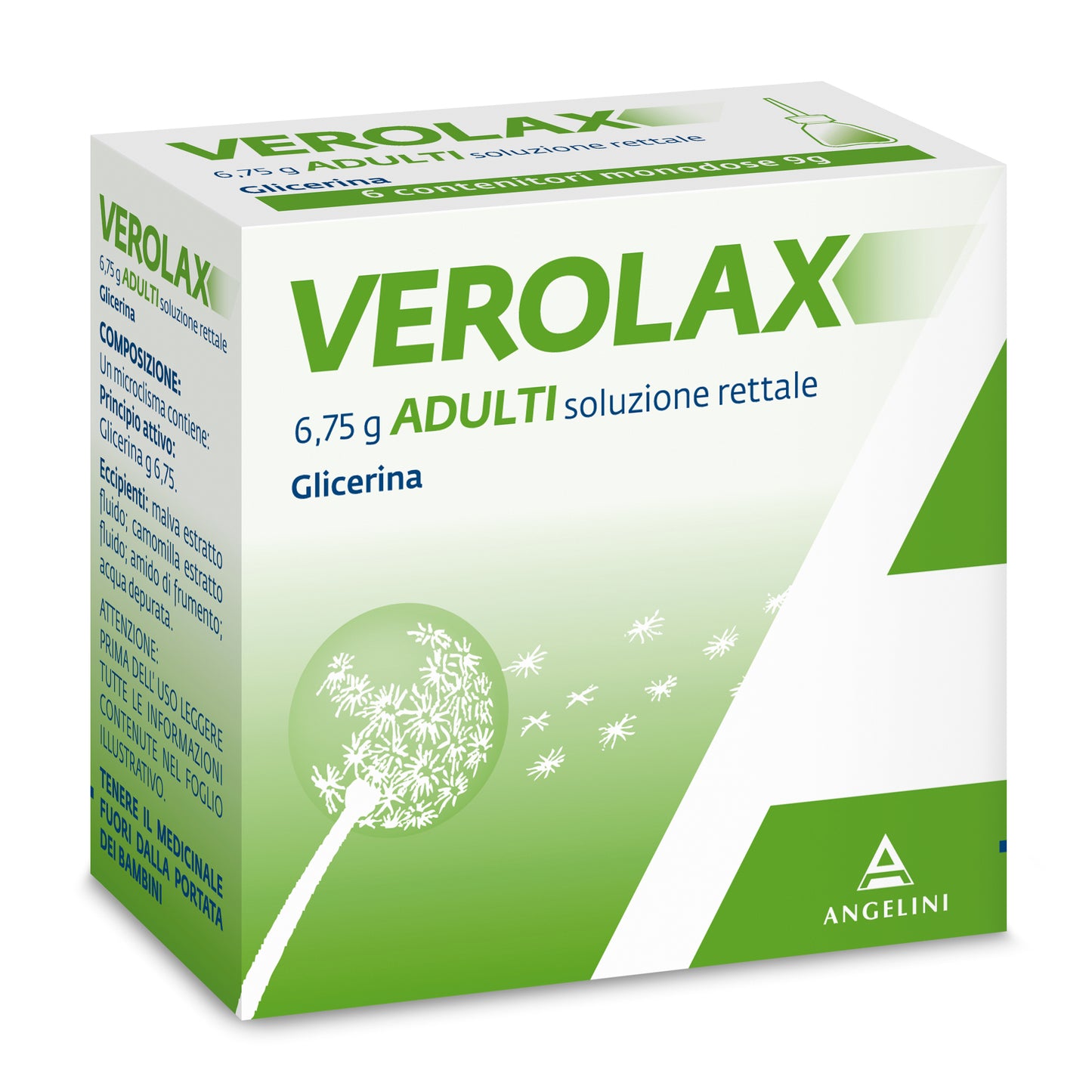 Verolax Adulti Microclismi soluzione rettale 6 microclismi da 6,75mg