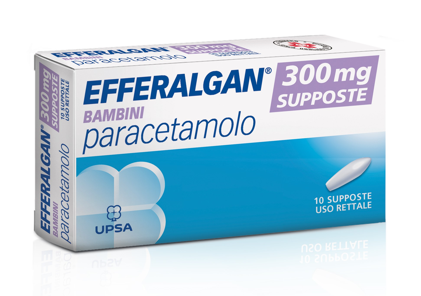 Efferalgan bambini 10 supposte 300 mg paracetamolo