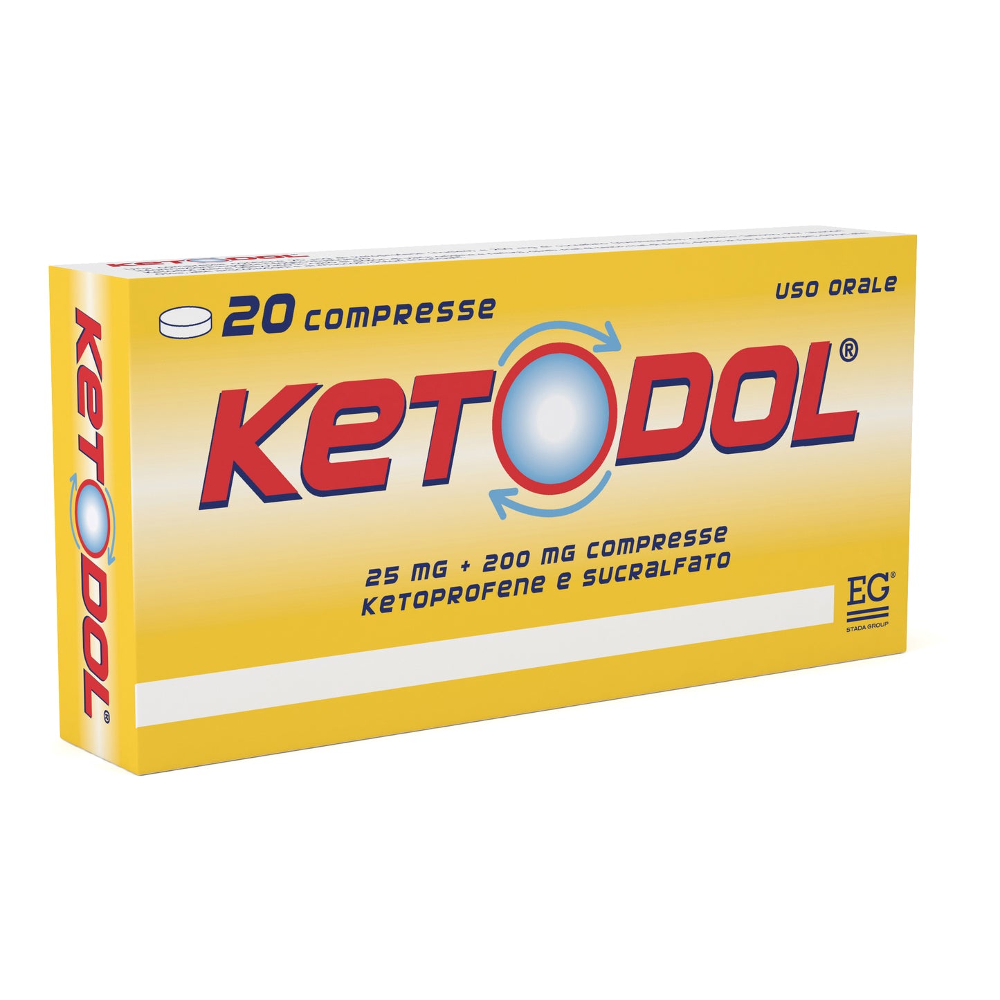 Ketodol 20 compresse 25mg+200mg