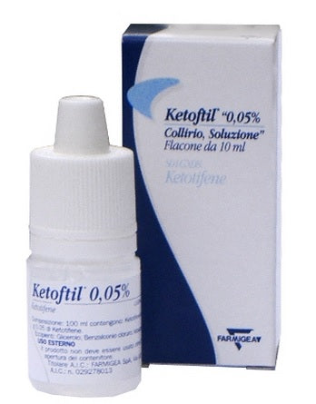 Ketoftill collirio antistaminico 1 flacone da 10ml 0,05% ketotfiene