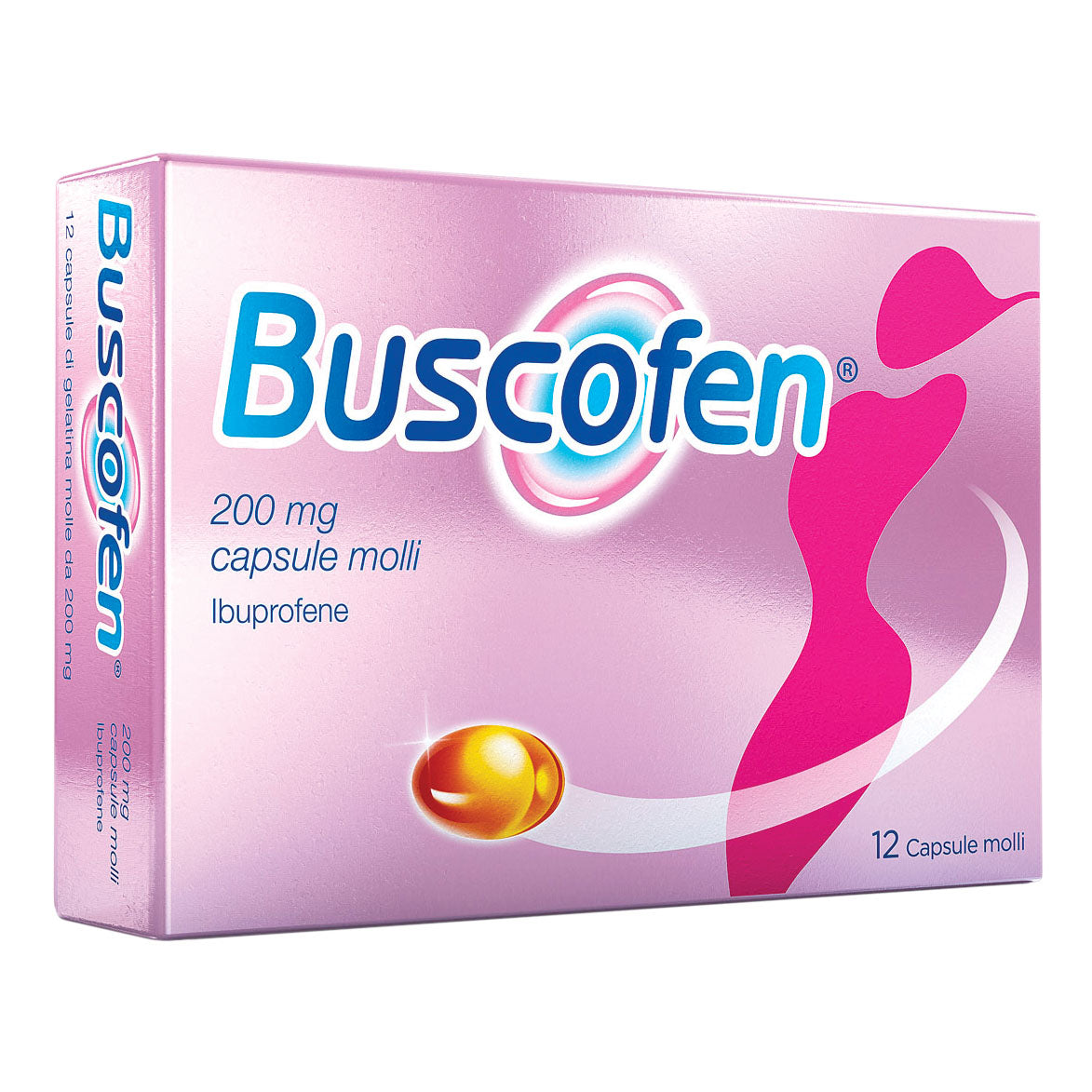 Buscofen 12 capsule molli 200mg di Ibuprofene