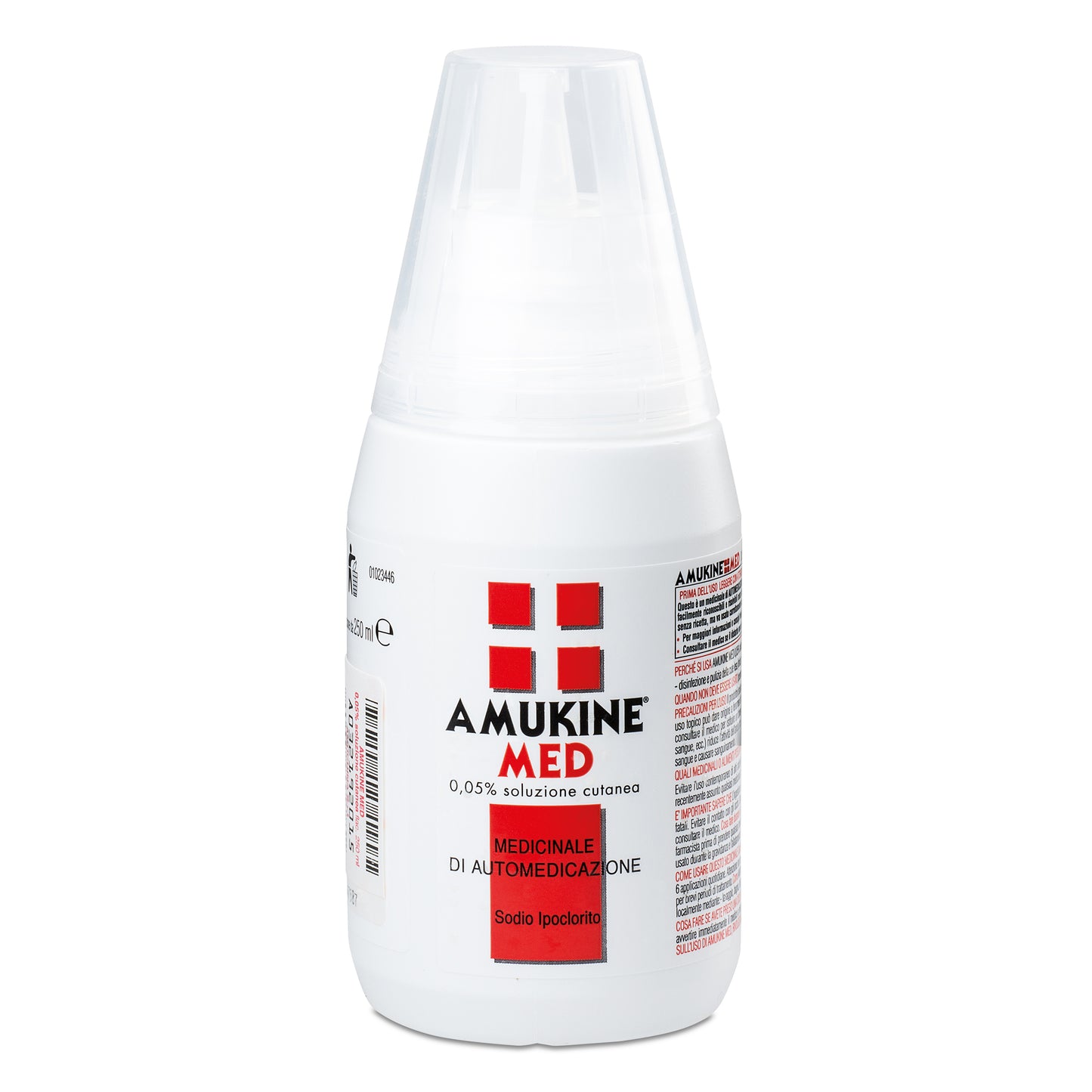 Amukine Med Soluzione Cutanea 0,05% flacone da 250ml