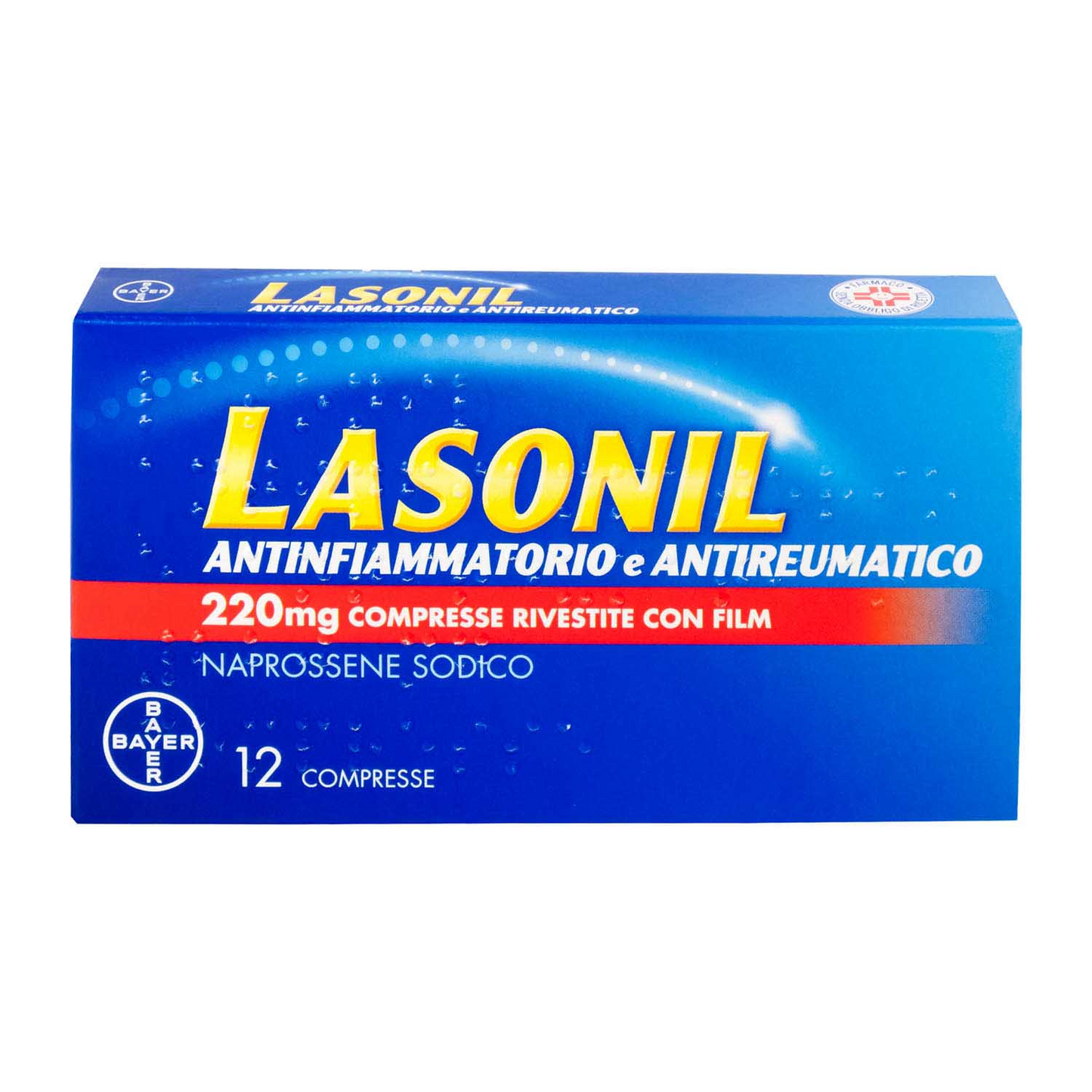 Lasonil 12 compresse antinfiammatorio e antireumatico 220mg naprossene sodico