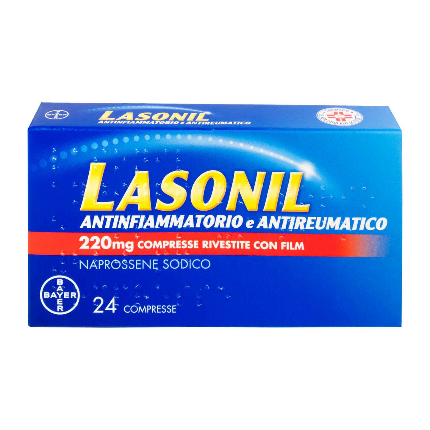 Lasonil 24 compresse antinfiammatorio e antireumatico 220mg naprossene sodico
