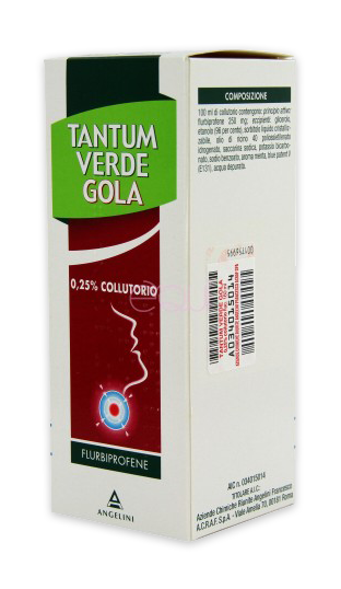 Tantum Verde Gola Colluttorio 160ml 15%
