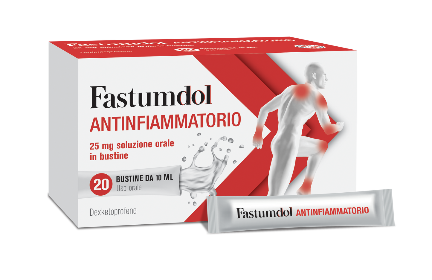 Fastumdol Antinfiammatorio 20 buste soluzione orale 25mg