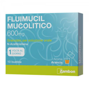 Fluimucil Mucolitico granulato per soluzione orale 10 buste da 600mg