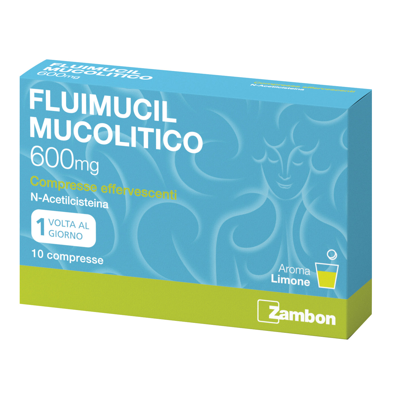 Fluimucil Mucolitico 10 compresse effervescenti da 600mg