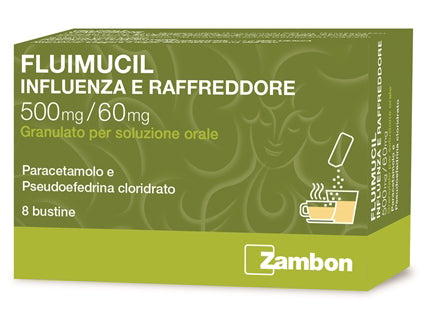 Fluimucil Influenza e Raffreddore 8 buste