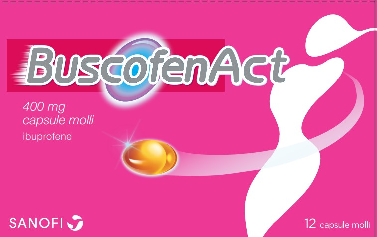 BuscofenAct 12 capsule molli 400mg di Ibuprofene