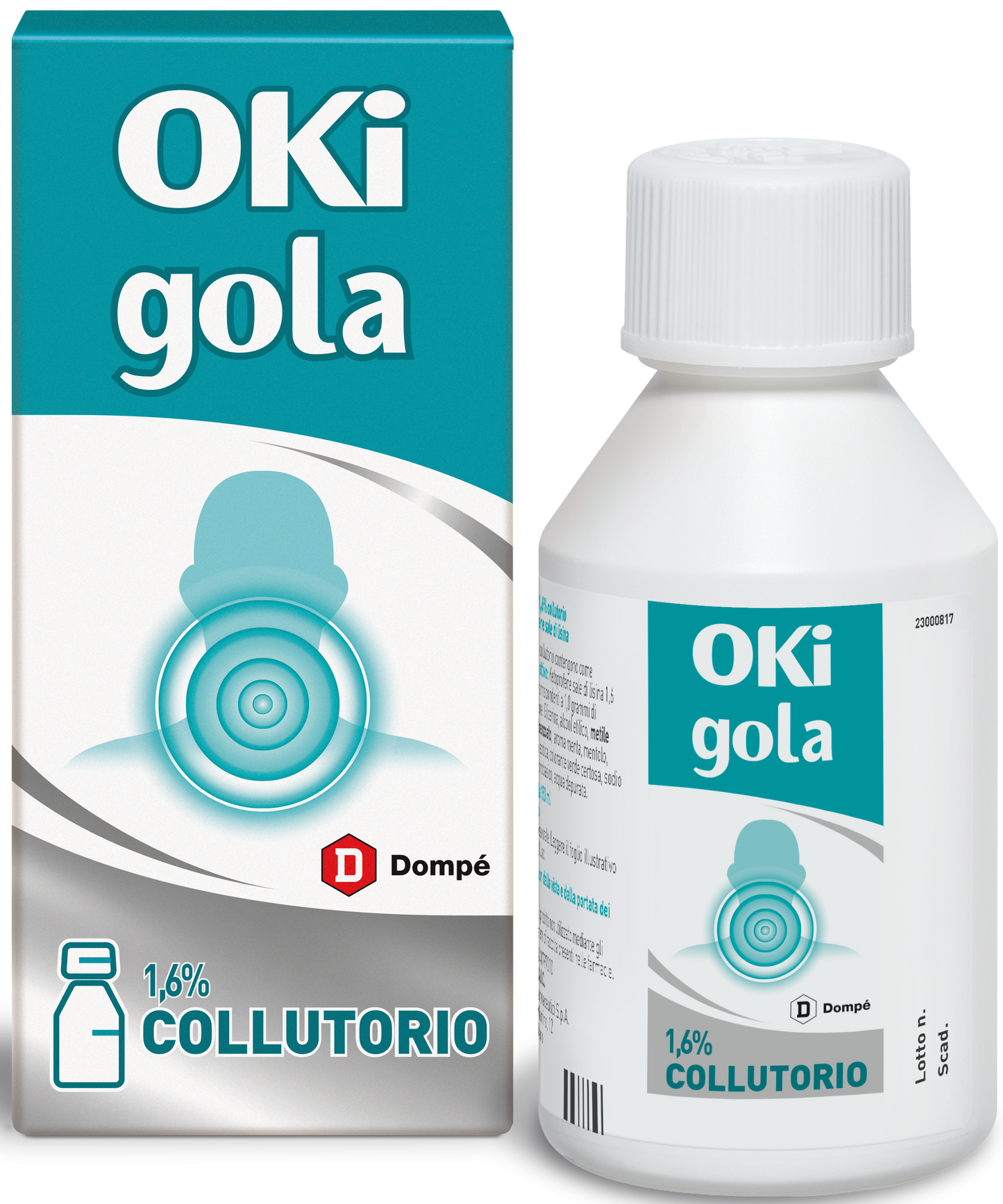 Oki Gola Colluttorio 150ml 1,6% Ketoprofene Sale di Lisina