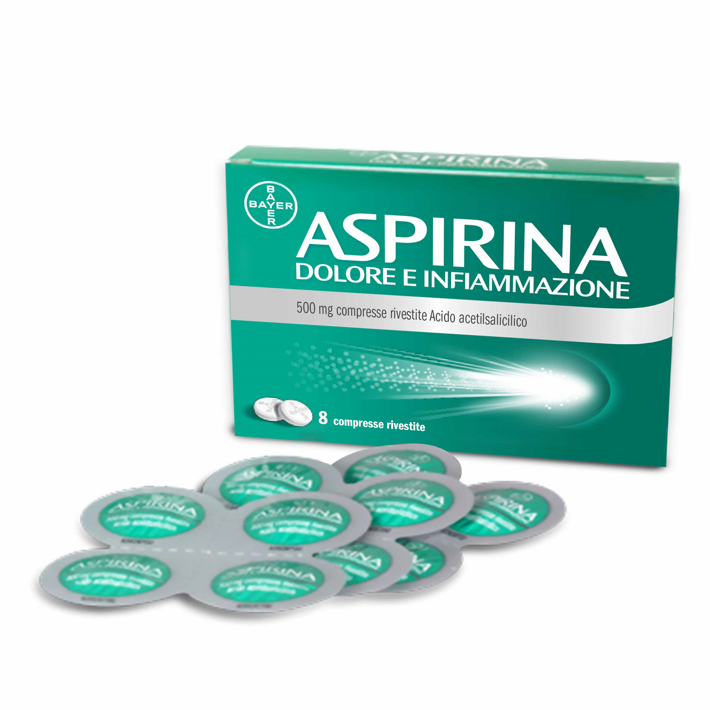 Aspirina Dolore e Infiammazione 8 compresse 500mg