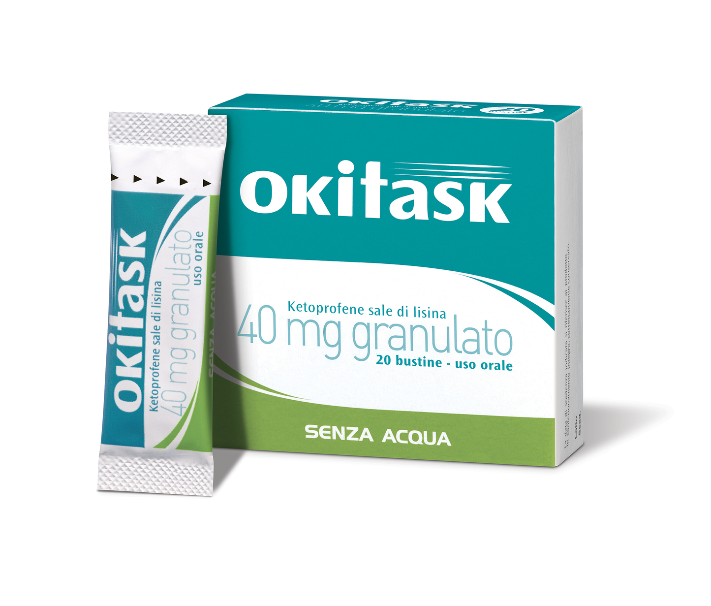 Okitask 20 bustine 40mg Ketoprofene Sale di Lisina
