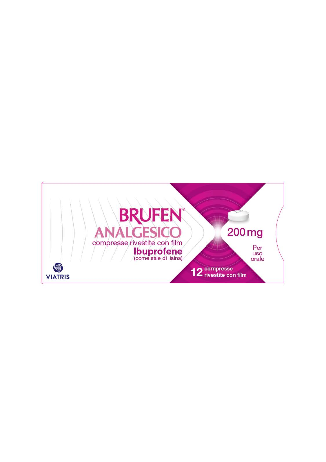 Brufen Analgesico 12 compresse 200mg Ibuprofene