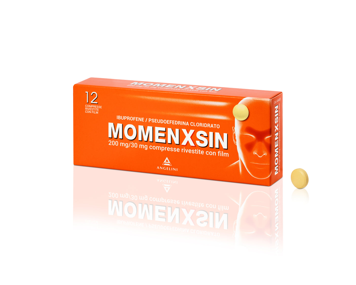 Momenxsin 12 compresse 200mg+30mg Ibuprofene e pseudoefedrina
