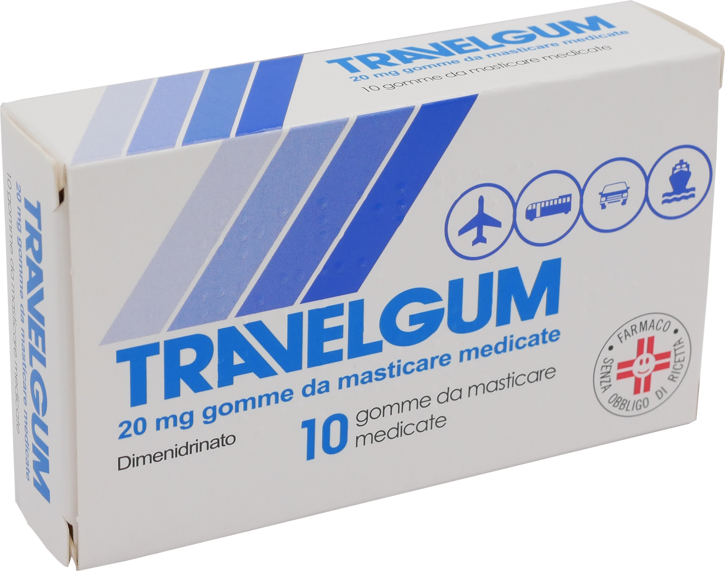 TRAVELGUM*10GOMME MAST 20MG