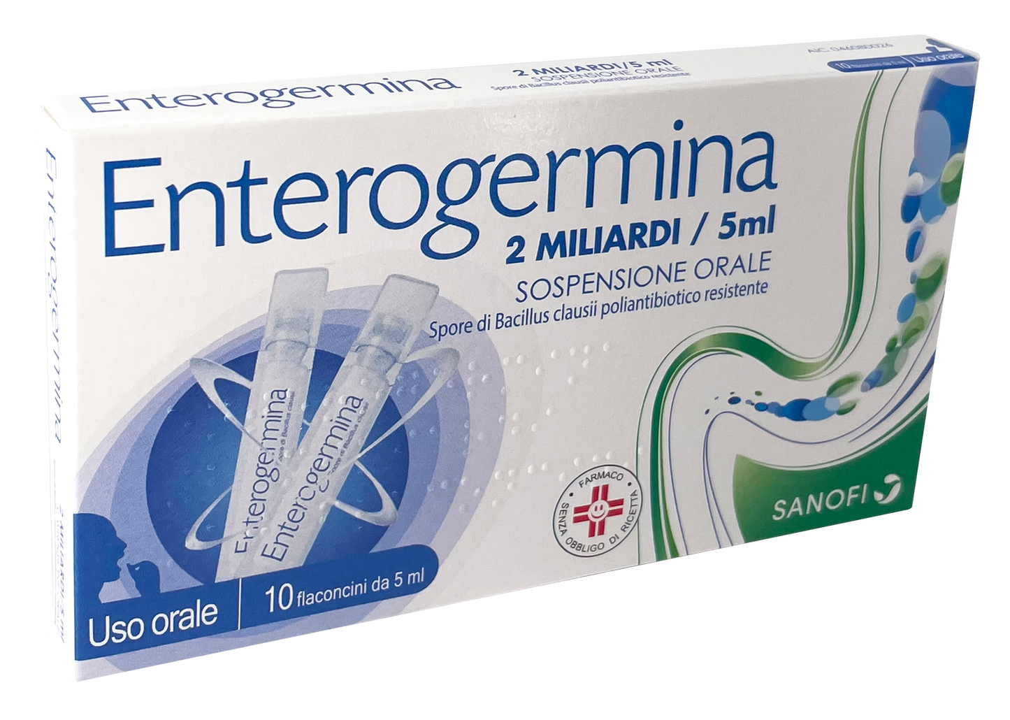 Enterogermina 2 miliardi 10 flaconcini da 5ml