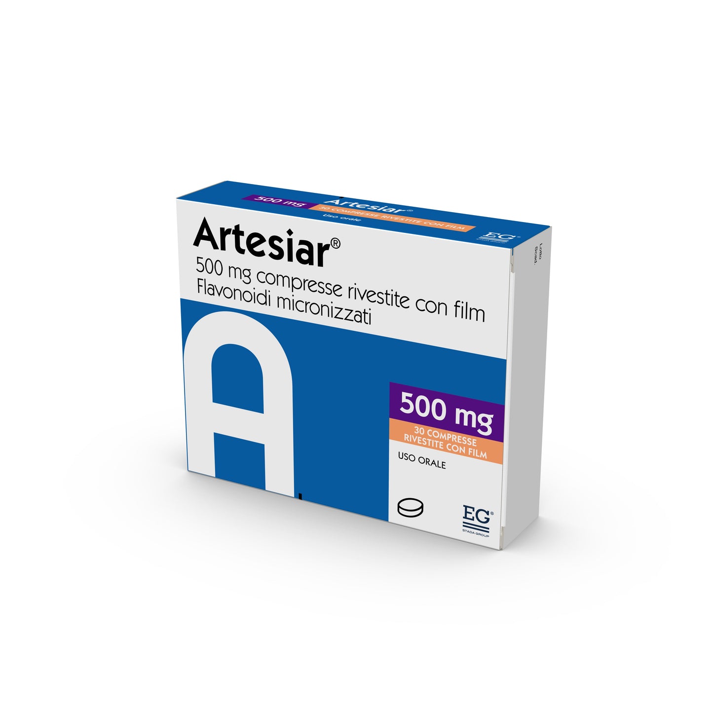 ARTESIAR*30CPR RIV 500MG