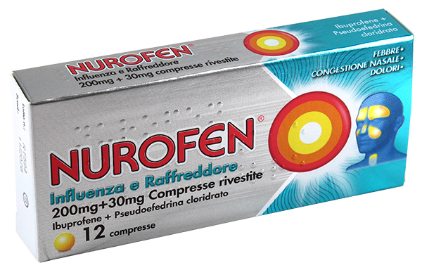 Nurofen influenza e raffreddore 12 compresse