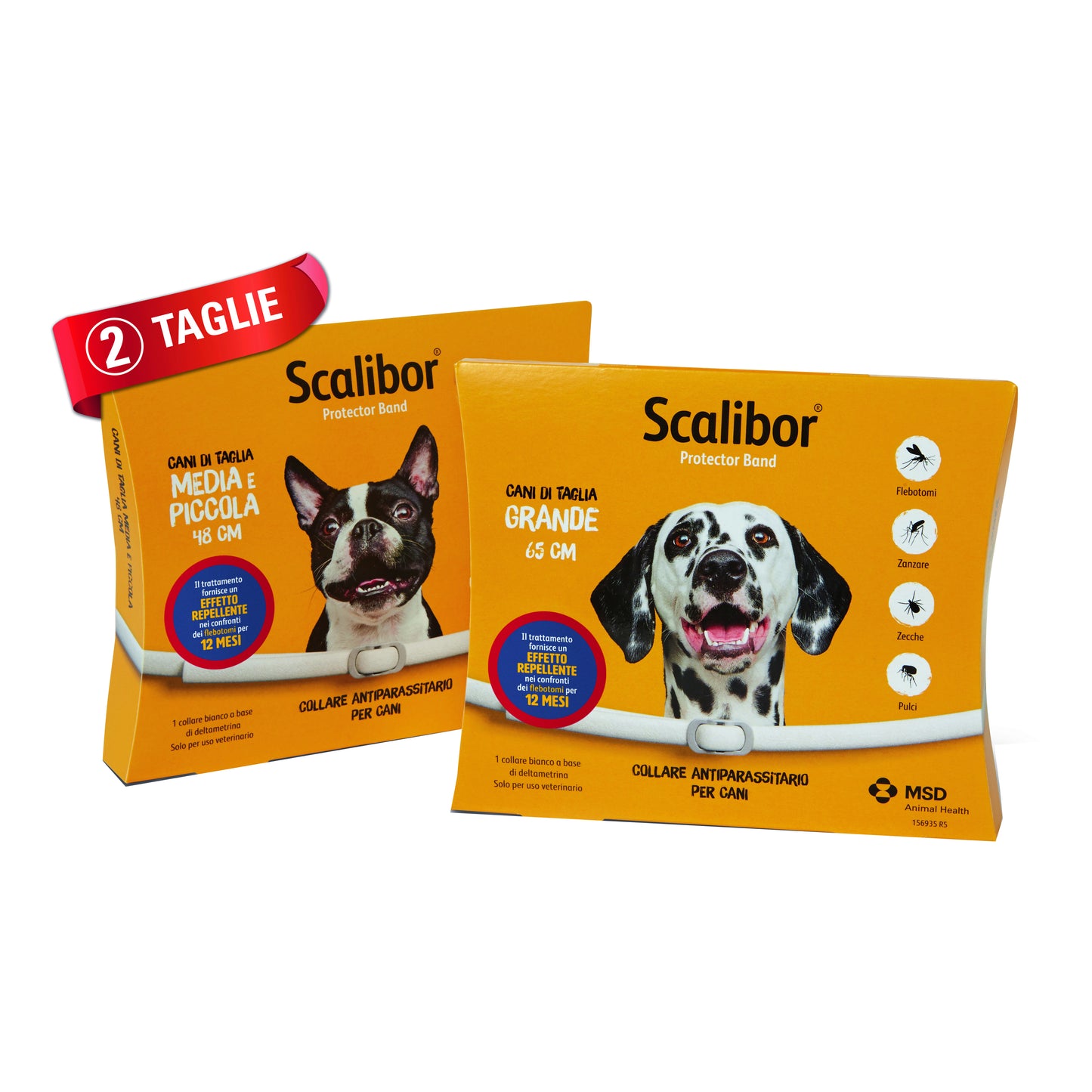 Scalibor Protector Band collare antiparassitario per cani da 48cm