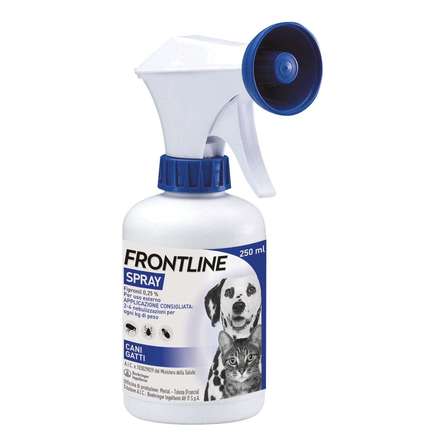 Frontline Spray Flacone da 250ml + Pomp