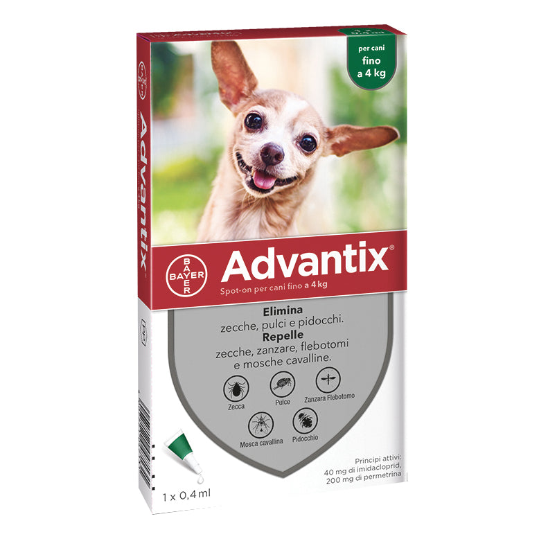 Advantix Spot On 1 pipetta cani 0-4Kg
