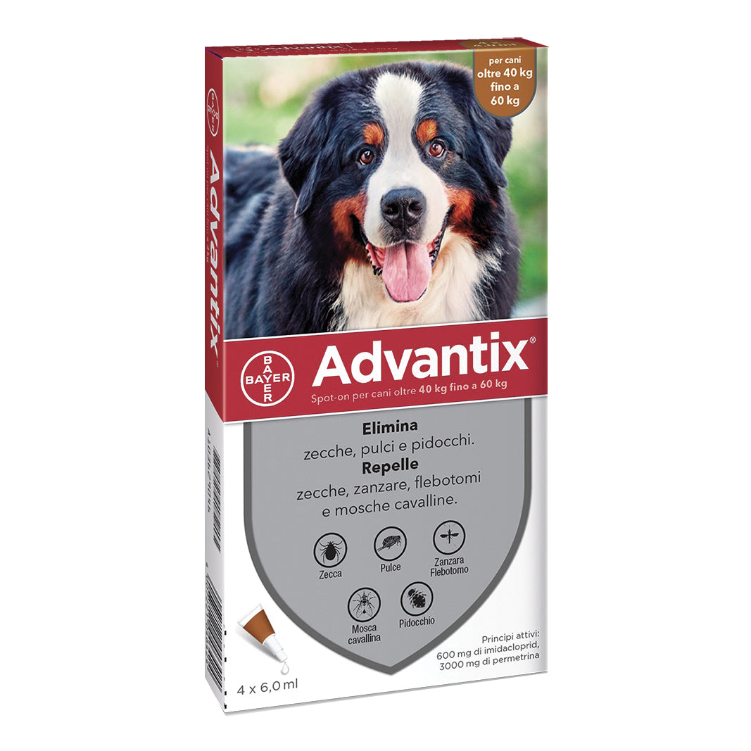 Advantix Spot On 4 pipette cani 40-60Kg