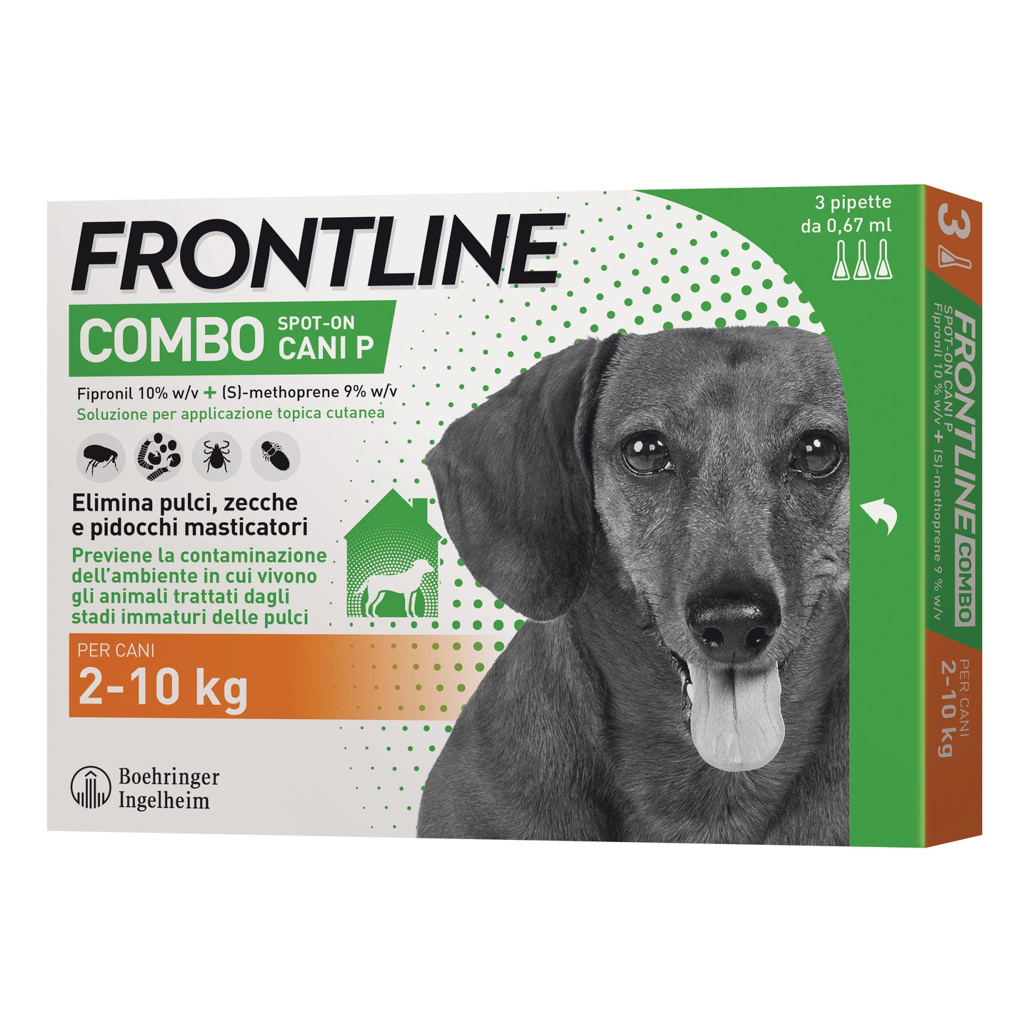 Frontline Combo Spot On 3 pipette Cani 2-10Kg