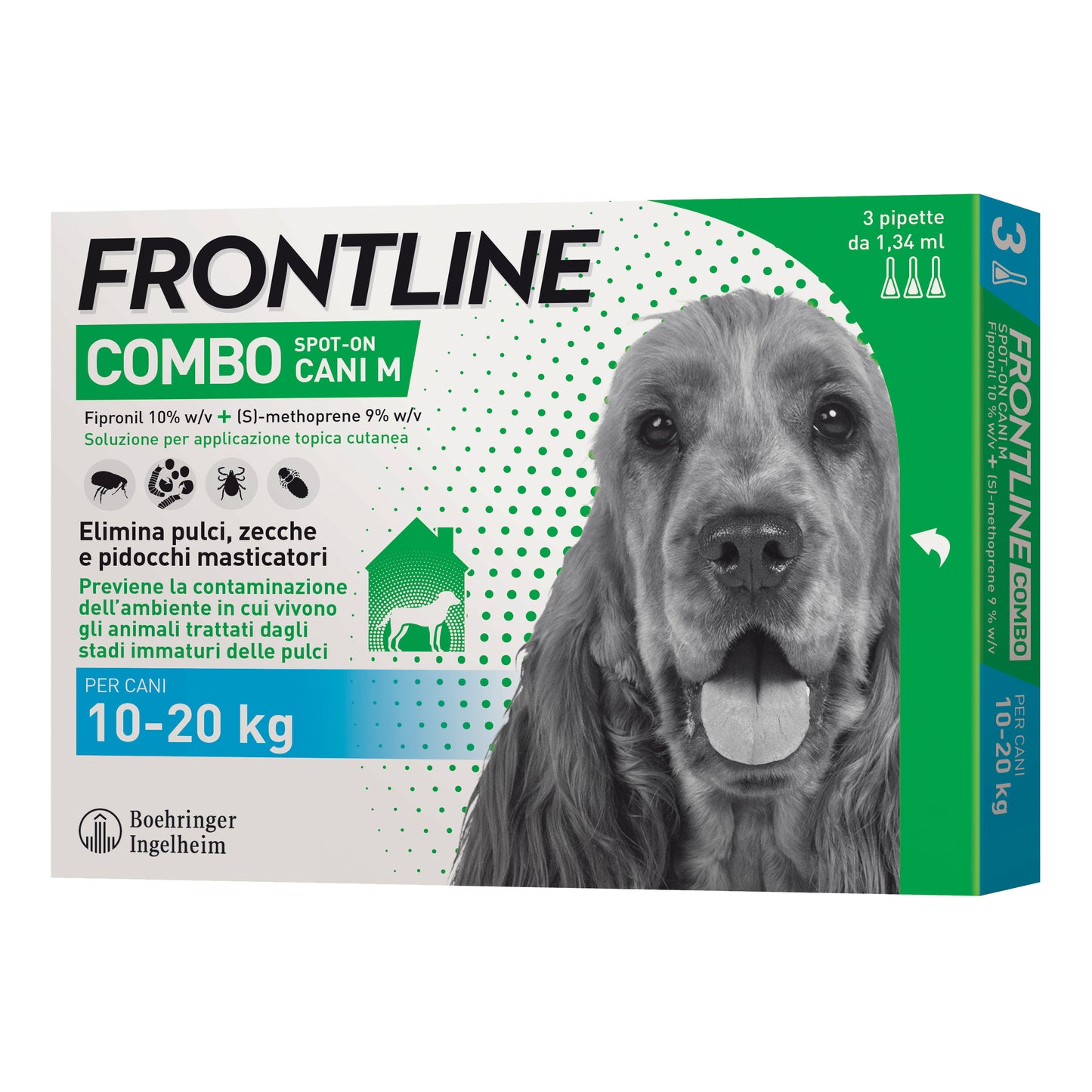 Frontline Combo cani 3 pipette 10-20 Kg