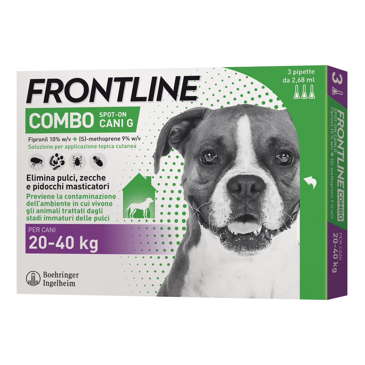Frontline Combo Spot On 3 pipette Cani 20-40 Kg