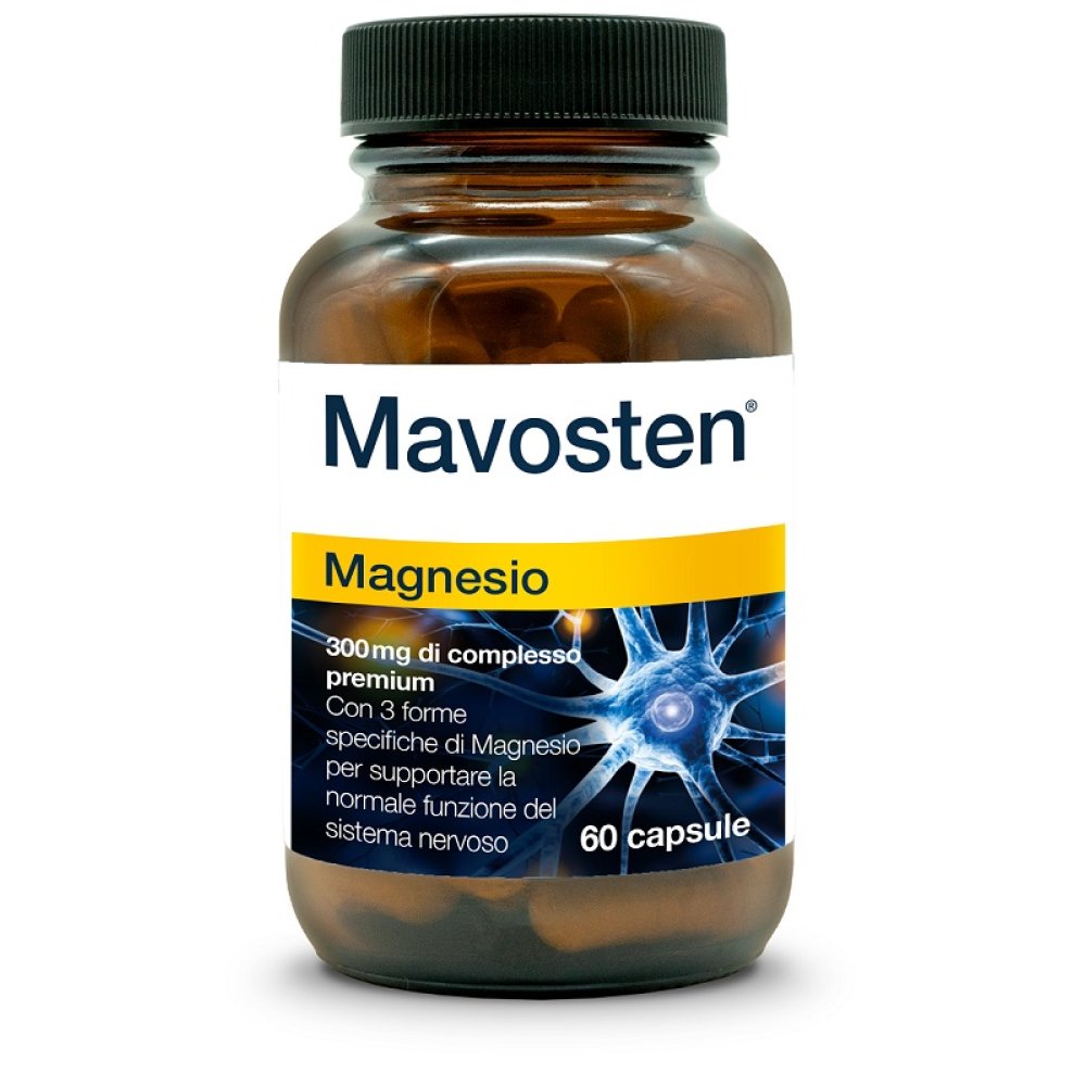 Mavosten Magnesio 120 capsule Integratore per supportare il sistema nervoso