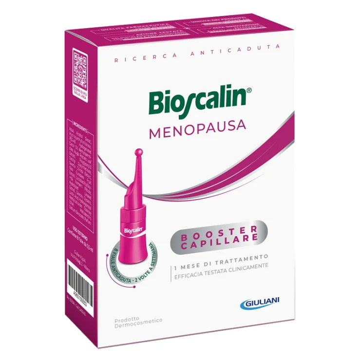 Bioscalin menopausa 8 fiale Booster capillare 1 mese di trattamento