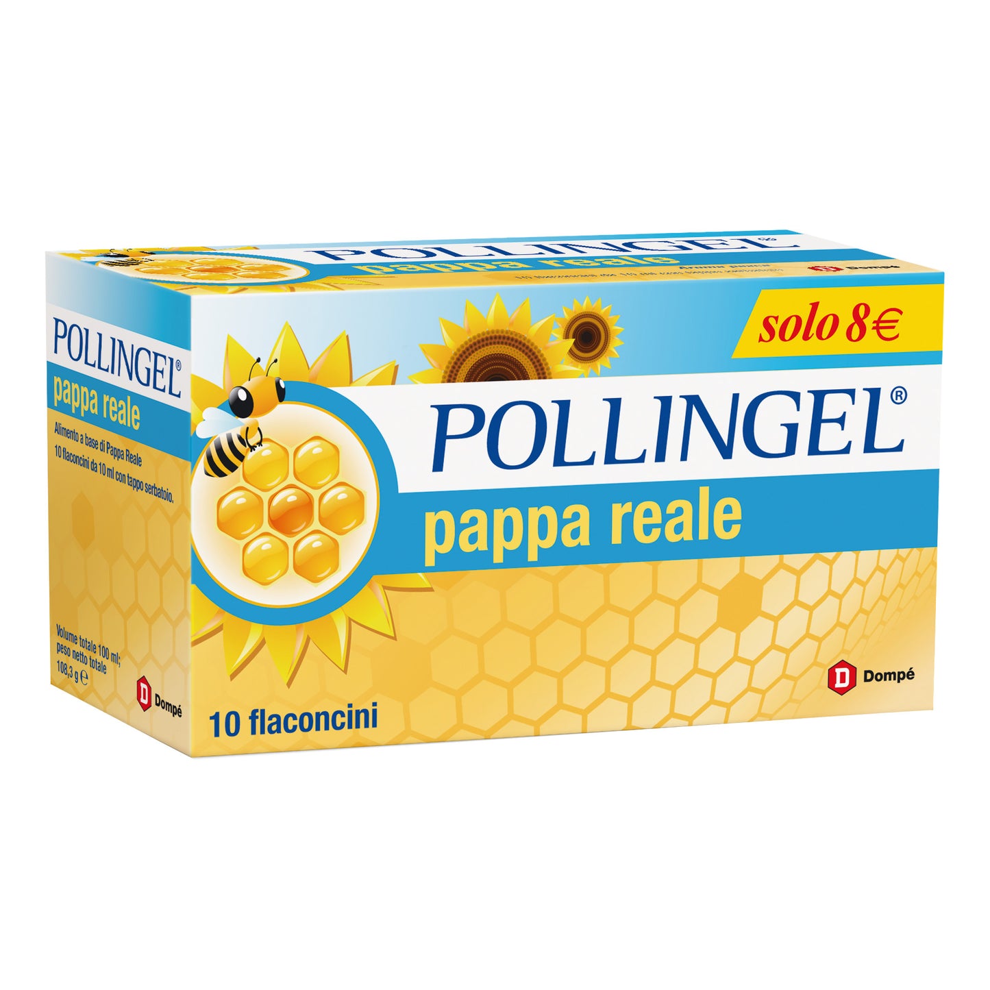 POLLINGEL PAPPA REALE 10 FLACONCINI 10 ML