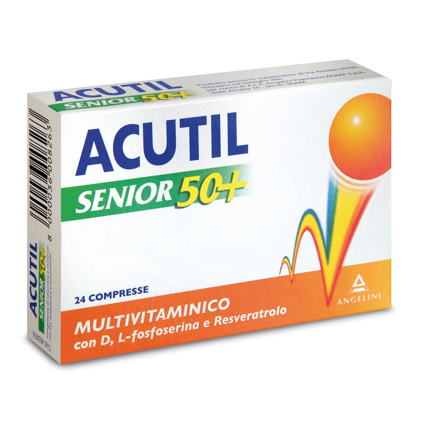 Acutil Senior 50+ Multivitaminico 24 compresse effervescenti