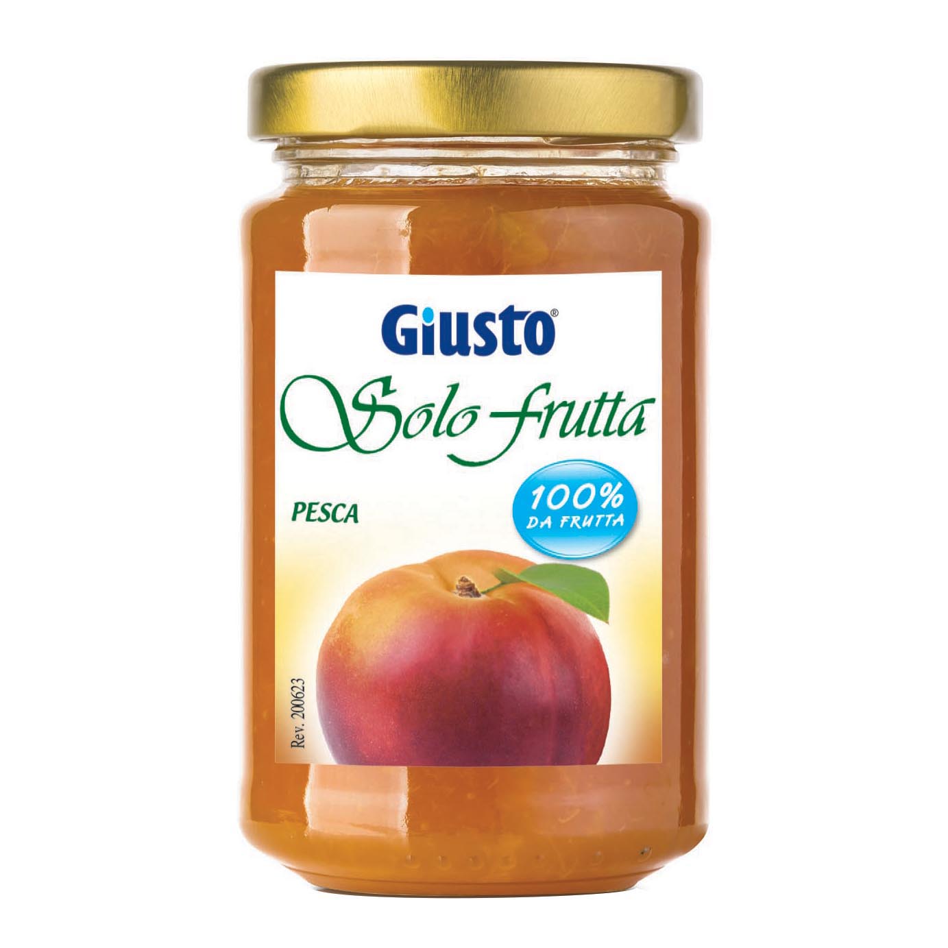 GIUSTO SOLO FRUTTA MARMELLATA PESCHE 284 G