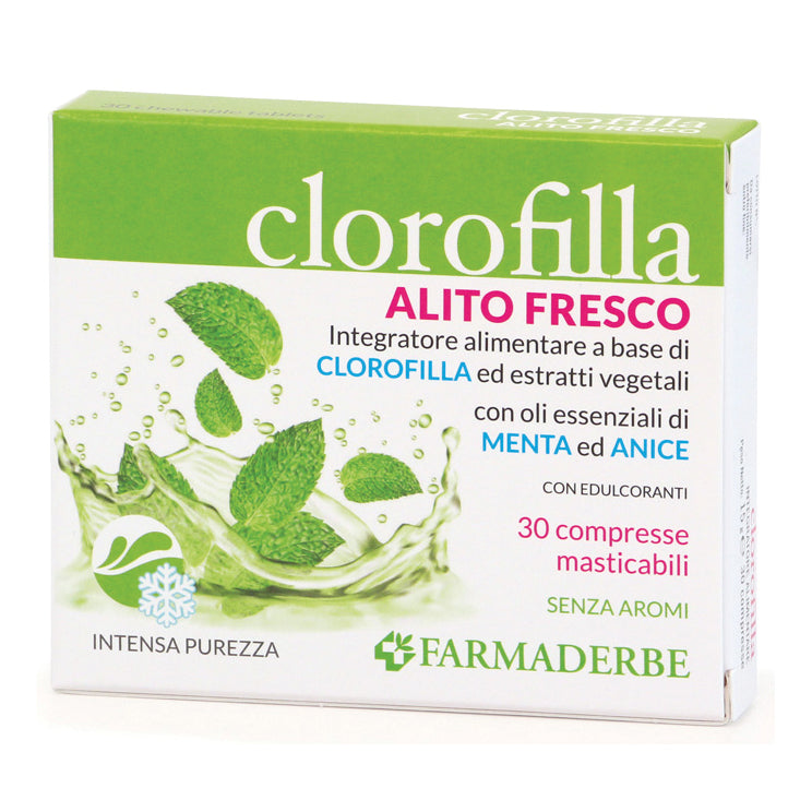 CLOROFILLA BREATH PURIFING 30 COMPRESSE MASTICABILI