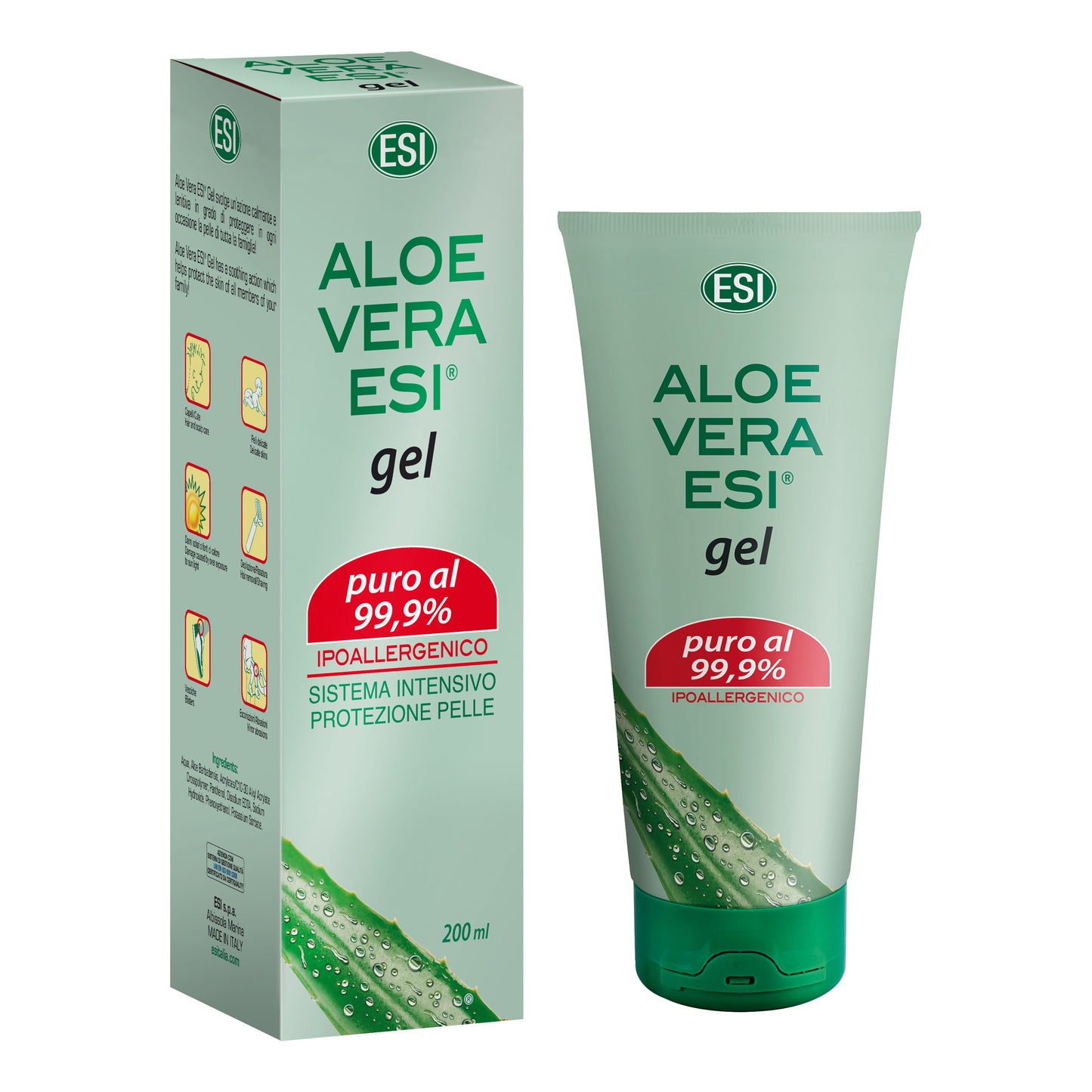 ESI ALOE VERA GEL PURO 200 ML