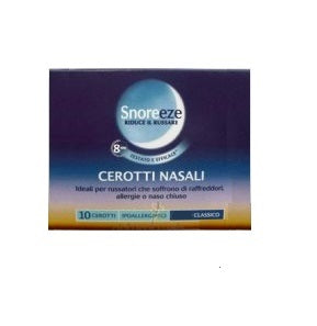 CEROTTO NASALE SNOREEZE CLASSICO LARGE 10 PEZZI