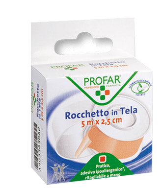 ROCCHETTO IN TELA COMFORT 2,5 CM X 5 M PROFAR